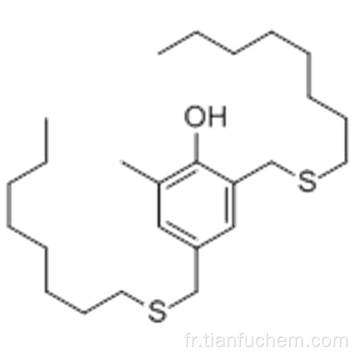 2-méthyl-4,6-bis (octylsulfanylméthyl) phénol CAS 110553-27-0